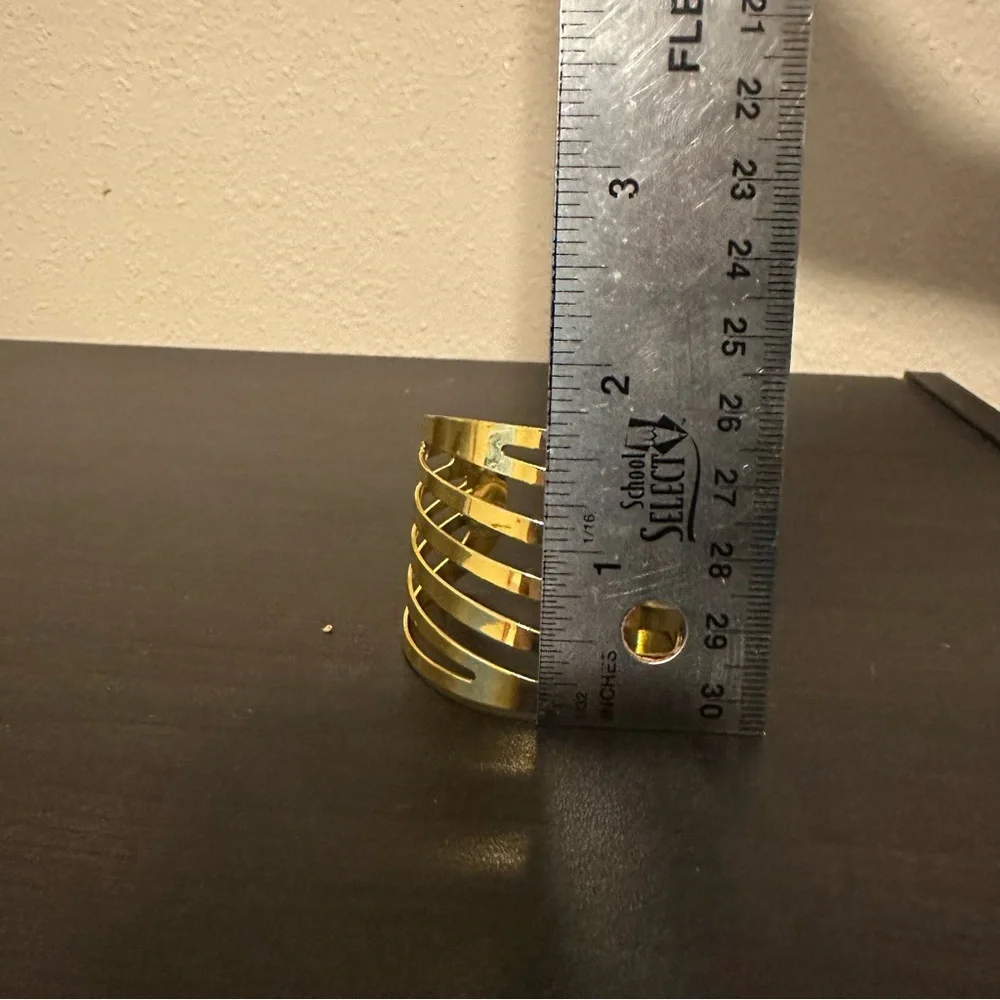 Gold Metal Napkin Ring Holders